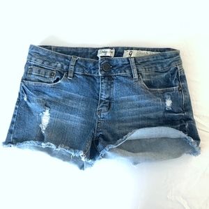 Indigo Rein Cut Off Shorts